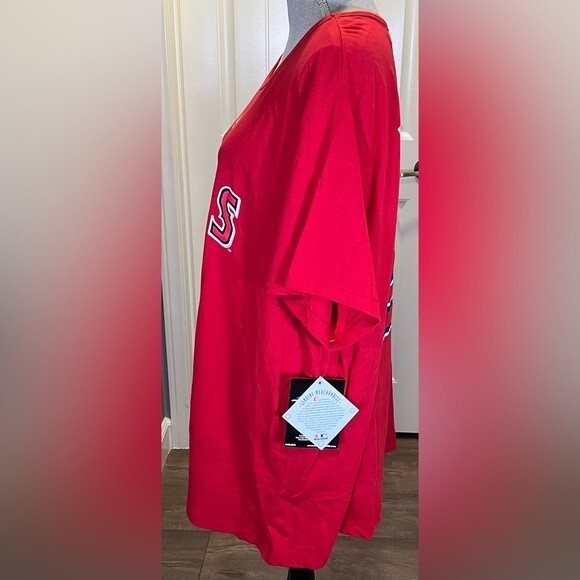 Women’s 4X Angels Mike Trout T-Shirt MLB Anaheim Los Angeles Baseball NWOT - Picture 2 of 7